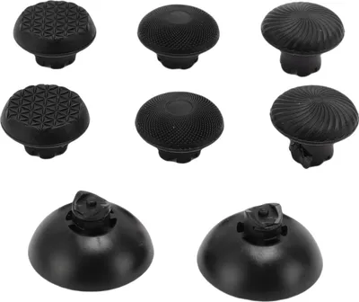 Immagine prodotto di tappo per bastone da pollice 8 in 1, ricambio per Pro Elite 3 Heights, impugnatura del bastone da pollice in gomma, nero