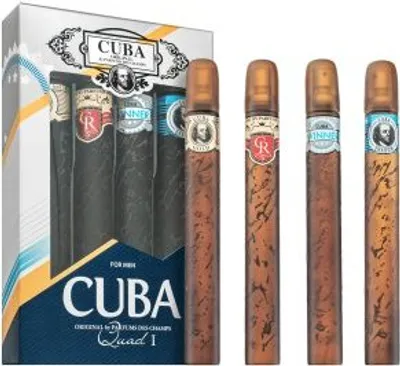 Image de Cuba Cuba Set EDT Gold 35 ml + EDT Royal 35 ml + EDT Winner 35 ml + EDT Shadow 35 ml M