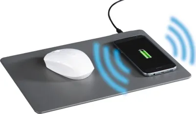 Immagine prodotto di Tappetino per mouse Hama con ricarica wireless (nero)