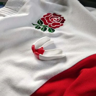 Image de Protège-dents Gilbert Zahnschutz pour le rugby, modèle adulte, boîte de 10 pièces