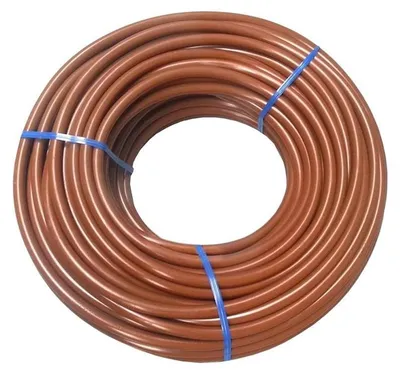 PVC-Mikroschlauch 4x6 mm, 100 m, braun, für Tropfbewässerung