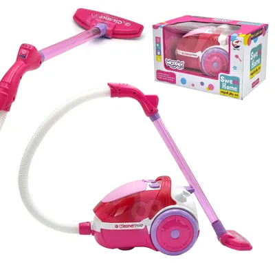 Immagine prodotto di Aspirapolvere Woopie per bambini con funzione di aspirazione, rosa