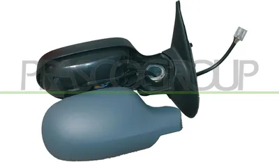Produktbild von PRASCO DS0117314P Außenspiegel Seitenspiegel Links für NISSAN MICRA III (K12) Beheizt Asphärisch Grundiert Elektrisch