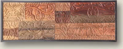 Obrázok produktu pre Nástenná dekorácia Carvato 125x44x4 cm