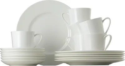 Produktbild von Rosenthal Kaffeeset 18-tlg. Weiss 61040-800001-18735