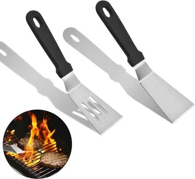 Produktbild von Mini-Spatelset aus Edelstahl - 2 Stück für Kochen und Backen