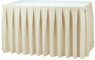 Produktbild von Skirting Mit Kellerfalten Ecru