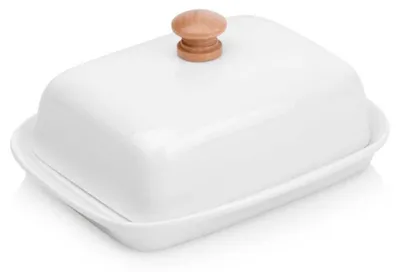 Produktbild von Butterdose Keramik Butterdose Weiß 139678