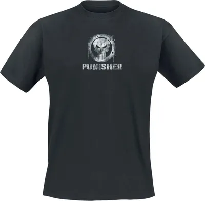 Produktbild von The Punisher T-Shirt Herren Logo schwarz S