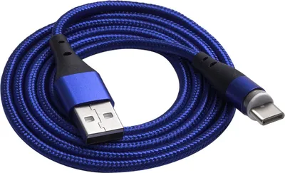 Produktbild von Kabel Magnetyczny USB-C Akyga AK-USB-42 Przewód w oplocie 18W 3A PD QC 1m