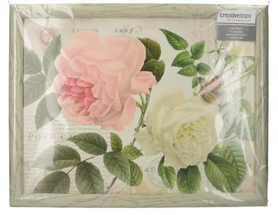Produktbild von Creative Tops Rose Garden Knietablett Lapdesk Tablett für Laptop und Frühstück