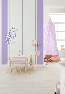 Produktbild von Komar Vlies Fototapete - Winnie the Pooh Gentle - Größe: 200 x 250 cm (Breite x Höhe) - 4 Bahnen, Kinderzimmer, Tapete