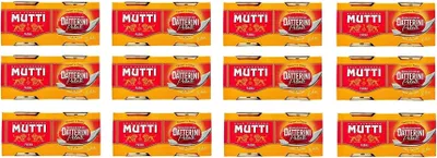 Produktbild von 12x Mutti Pomodori Datterini Pelati Tomaten ( 220 gr x 2 ) 100% Italienisch