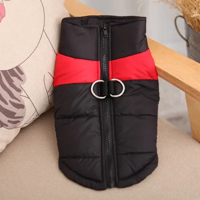 Produktbild von Wasserdicht Hundejacke Haustier Kleidung Weste Wintermantel Mantel Regenmantel Rot L