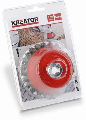 Productafbeelding van Roterende borstelkop met draaddraden, diameter 100 mm, voor slijpmachines