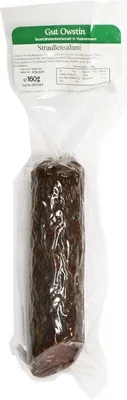 Produktbild von Straußensalami, im Stück