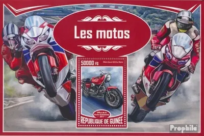 Produktbild von Briefmarken Guinea 2017 Mi Block 2793 (kompl. Ausgabe) postfrisch Motorräder