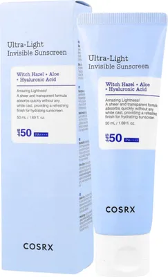 Zdjęcie produktu dla COSRX Ultra Light Invisible Sunscreen SPF 50 PA++++ 50 ml - nawilżający krem przeciwsłoneczny