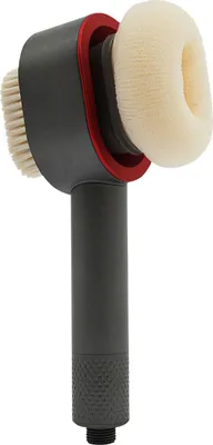 Image de Pommeau de douche manuel filtré, filtre au charbon de bambou, tête de massage, gris