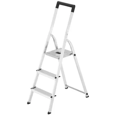 Produktbild von Hailo L40 Aluminium Huishoudtrap / Klustrap 3 treden