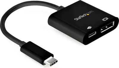 Produktbild von StarTech.com USB-C to DisplayPort Adapter with Power Delivery