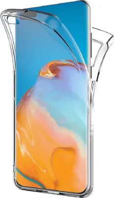 Produktbild von Huawei P40 Full Cover Silikon 6,1" TPU 360° Transparent Schutzhülle