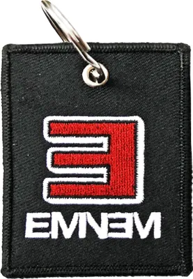 Produktbild von Eminem - Schlüsselanhänger E RO9733 (Einheitsgröße) (Grau/Weiß/Rot)