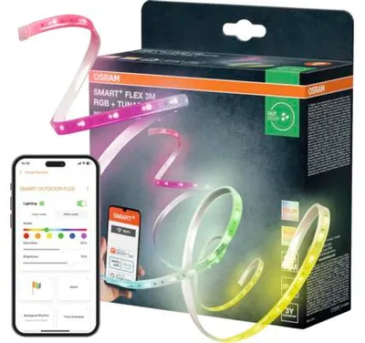Produktbild von Osram Smart+ WiFi Flex RGB Outdoor LED Stripe 12,5 W 960 lm 2700- 6500 K 3 m