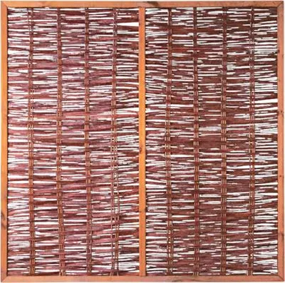 Produktbild von Zaun Hauptelement Fogo Weidegeflechtzaun 180 x 180 cm natur