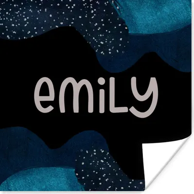 Produktbild von MuchoWow® Poster Emily - Pastell - Mädchen 75x75 cm - Wand Dekoration
