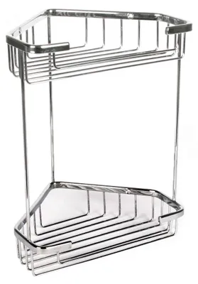 Produktbild von Tatay Krom Duschkorb 20x15x27 Cm Silber  Silber One Size