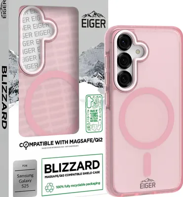 Obrázok produktu pre EIGER EGCA00839, Ochranný obal, Samsung, Galaxy S25, 15,8 cm (6.2"), Ružová