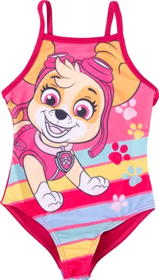 Produktbild von Paw Patrol Badeanzug für Mädchen - Skye Kinder Schwimmanzug Pink, Größe:86-92