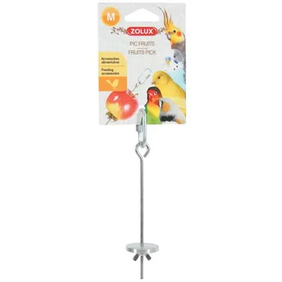 Obrázek produktu pro Držák na ovoce do klece kovový M 15,5cmZolux