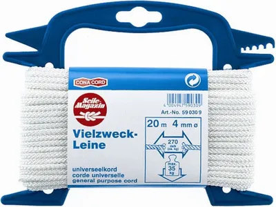 Produktbild von Geflochtenes Seil mit einem Durchmesser von 4 mm und einer Länge von 20 Metern