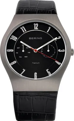 Produktbild von BERING Classic Herren Multifunktionsuhr schwarz/grau 11939-472