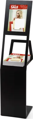 Produktbild von Showdown Katalogständer Slim - Aluminium - Silber
