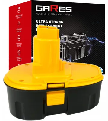 Zdjęcie produktu dla Gares Akumulator do Dewalt DC925KA DCD760B DW938 | 18 V 1.5 Ah Inny | Mocna Bateria do Robot Sprzątający | Wydajny Zamiennik Gares®