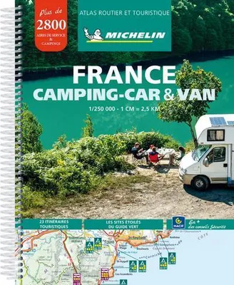 Obrázek produktu pro Michelin Atlas Francie Camping-car & van (A4 - Spirale)