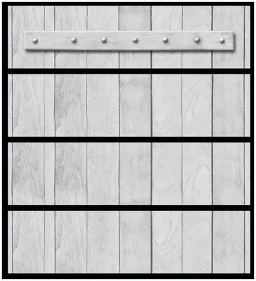 Produktbild von Wallario Möbelfolie / Aufkleber, geeignet für Ikea Malm Kommode mit 4 Schubfächern - Graue Holztür