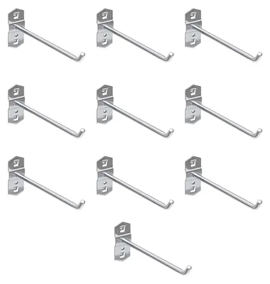Produktbild von Set mit 10 Metall-Ausstellungsaufhänger – Robuste, hochwertige Einzelhandelsaufhänger, 150 mm