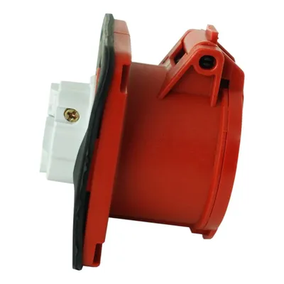 Image de Prise encastrée CEE droite 400V 16A 4P 70x70 mm 9498