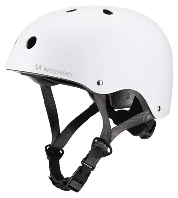 Zdjęcie produktu dla Kask Rowerowy Bmx/Hulajnoga Wozinsky Lekki 48-52 Cm - Biały