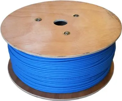 Produktbild von DATACOM F/FTP drát CAT6A Eca LSOH 100m, modrý