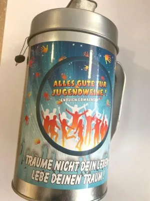 Produktbild von Spardose Spendenkasse Spendendose, Spende als Geschenk für die Jugendweihe