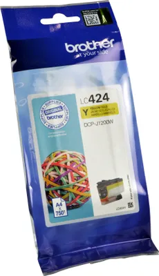 Image de Brother LC424Y - jaune - original - cartouche d'encre
