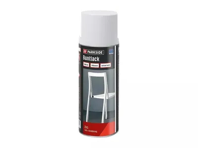 Produktbild von 400ml Buntlack WEIß Glänzend Farbspray Sprühdose Spraydose 2in1 Lack-Grundierung PARKSIDE