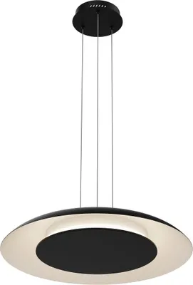 Zdjęcie produktu dla Lampa wisząca LED PIATTINO czarno-biała 30W Odcienie bieli 2050lm metal wym:130x40x40cm IP20 Milagro