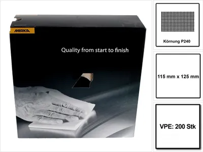 Obrázok produktu pre Mirka Goldflex Soft 115x125mm P240 200ks ( 2912707025 ) Podložka pod ruku v roli perforovaná