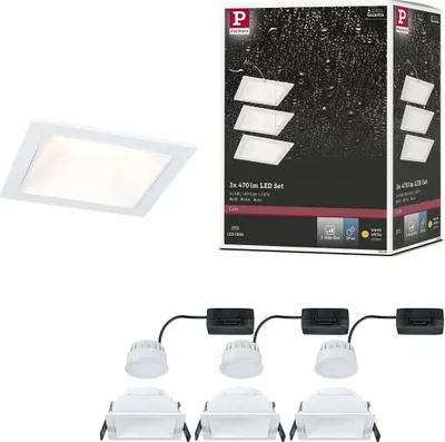 Produktbild von Paulmann LED Einbauleuchte Cole 3er-Set